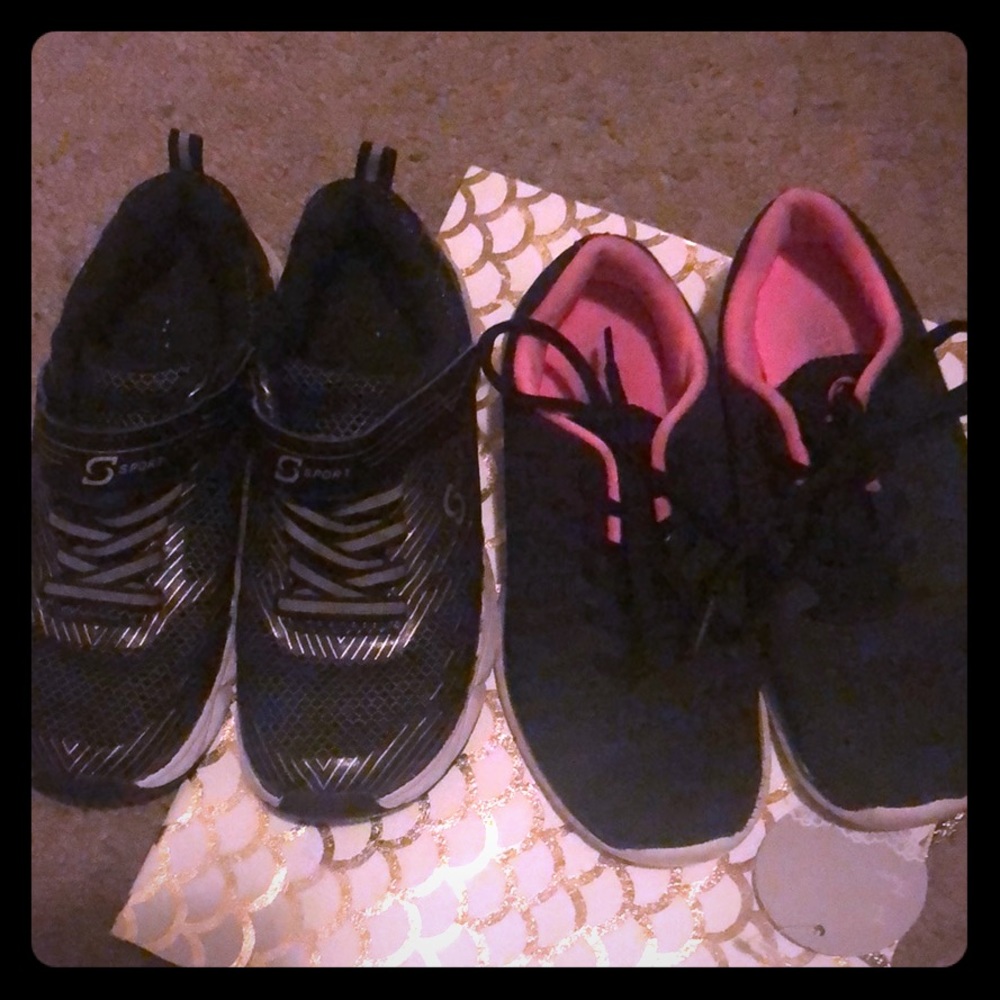 Skechers sport and Champion tennis shoes.